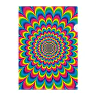 AQ-BECKのpsychedelic-02 Clear File Folder