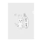 福猫商会の肉より魚 Clear File Folder