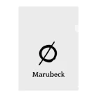 Marubeck officialのMarubeck クリアファイル