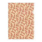 ANANI UKULELEのTahitian Tribal Cat Clear File Folder