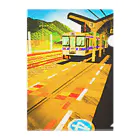 イロアソビの田舎の駅 〜轍〜 Clear File Folder