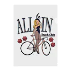 nidan-illustrationの"ALL IN -Track Club-" Clear File Folder