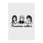 西村オコのFavorite collar クリアファイル