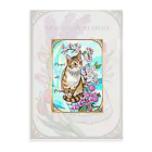 Ａｔｅｌｉｅｒ　Ｈｅｕｒｅｕｘの春の花々と猫　Fiori di Primavera Ⅲ Clear File Folder