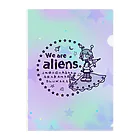 cosmicatiromの我々は宇宙人だ Clear File Folder