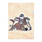 ヤママユ(ヤママユ・ペンギイナ)のもふもフンボ(ヒナ) Clear File Folder