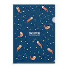 カワウソとフルーツのスペースカワウソ Clear File Folder