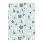 ねっこの白黒ねこ Clear File Folder