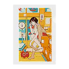 銭湯女子の銭湯女子・クリアファイル Clear File Folder