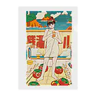 銭湯女子の銭湯女子・クリアファイル Clear File Folder