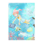 突撃蝶々屋さんSUZURI支店の海のグッドモーニング Clear File Folder