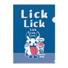 イラスト MONYAAT のCT123 モコモコラビット1号*Lick Lick Lick クリアファイル