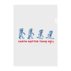 TOVIO and TOURUMAN のEARTH HOTTER THAN HELL Clear File Folder