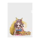 お狐こんこんプロジェクトの雷華#3 Clear File Folder