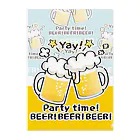 イラスト MONYAAT のCT125 BEER!BEER!BEER!*C Clear File Folder