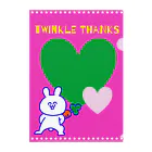 Twinkle★Thanksのぴょんまるファイル クリアファイル