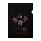 The Netherlands paintingのスイートピーと花瓶／Vaas met lathyrus Clear File Folder