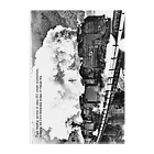 ヴィンテージ鉄道写真グッズの店の第23西川橋梁を渡るD51形蒸気機関車の三重連 Clear File Folder