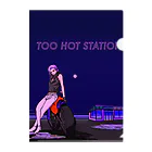 YASUHIRO DESIGNのTOO HOT STATION クリアファイル