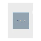 150.2°Cのkoro koro Candy-Blue Gray Clear File Folder