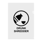 DRUNK SHREDDERのDRUNK SHREDDER クリアファイル