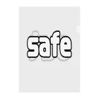 inko andのsafe／out Clear File Folder