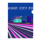 YASUHIRO DESIGNのNIGHT CITY POP クリアファイル