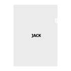 JACKのJACK Clear File Folder