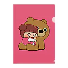 AKIRAMBOWのちぃーちゃんとくま / CHI-CHAN & BEAR クリアファイル