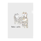 猫屋カエデの猫カフェ クリアファイル