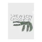 sotagogoのsaltwater crocodile クリアファイル