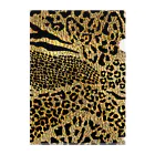 Animal_Collection_Clubのヒョウ柄好きですが、何か Va.2 Clear File Folder