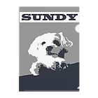 SICKSデザインのSUNDY Clear File Folder