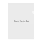 Training Studio BTCのBalance Training Care クリアファイル