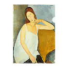 museumshop3の【世界の名画】アメデオ・モディリアーニ『Jeanne Hébuterne』 クリアファイル