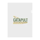 kimchinのカタパルト CATAPULT ロゴ Clear File Folder