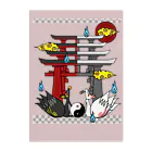 にゃーにゃー組@LINEスタンプ＊絵文字販売中！の四尾＊妖の夜 Clear File Folder