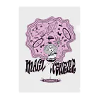 nidan-illustrationの“MAGI COURIER” pink #1 クリアファイル