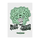 nidan-illustrationの“MAGI COURIER” green #1 Clear File Folder