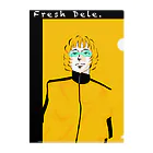 Frash Dele.のイエローマン Clear File Folder