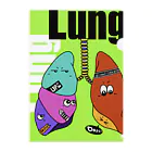 NバクのLung【肺】 Clear File Folder