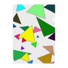 でおきしりぼ子のTrianglez_ｗ Clear File Folder