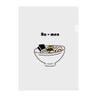 /logo.pngのラーメン 好き。麺の色付き クリアファイル