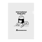 MUSUMEKAWAIIの0618「International Sushi Day」 Clear File Folder