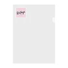 RIEYOGAのRIEYOGA PINK Clear File Folder