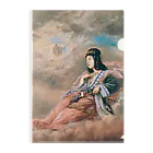 世界の絵画アートグッズの山本芳翠《十二支 丑『牽牛星』》 Clear File Folder