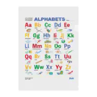 HOPPING のALPHABET Clear File Folder