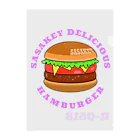 sasakeyのBurger『SASAKEY』 クリアファイル