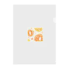 ショップのフレフレ、フレッシュ🍊(白い生き物) Clear File Folder