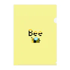 ずっぽんぽ(利益100円均一)のBee(yellow) クリアファイル